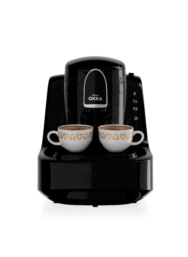 arzum okka ARZUM OKKA ELIT COFFEE MACHINE (BLACK - CHROME)-Ok0040-20 COFFEE MACHIN - Image 4