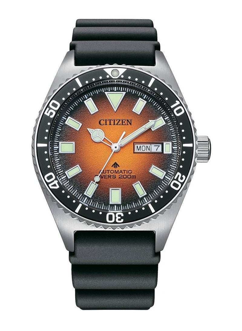 CITIZEN Promaster 200M Automatic Rubber Strap Men's Watch NY0120-01Z  - Image 1