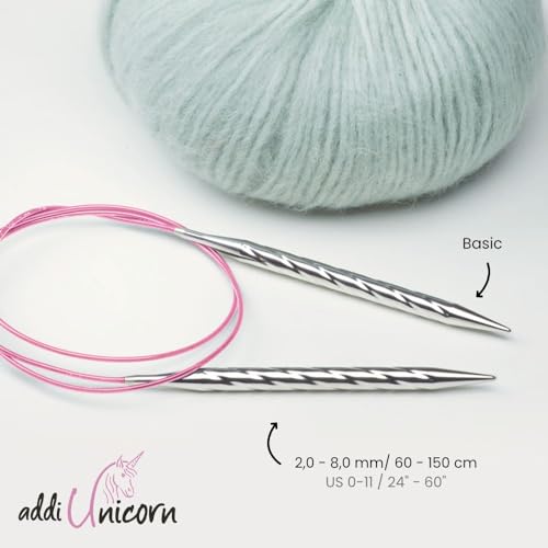 Addi Unicorn Circular Knitting Needle 60cm (24in) - 2.00mm - Image 3