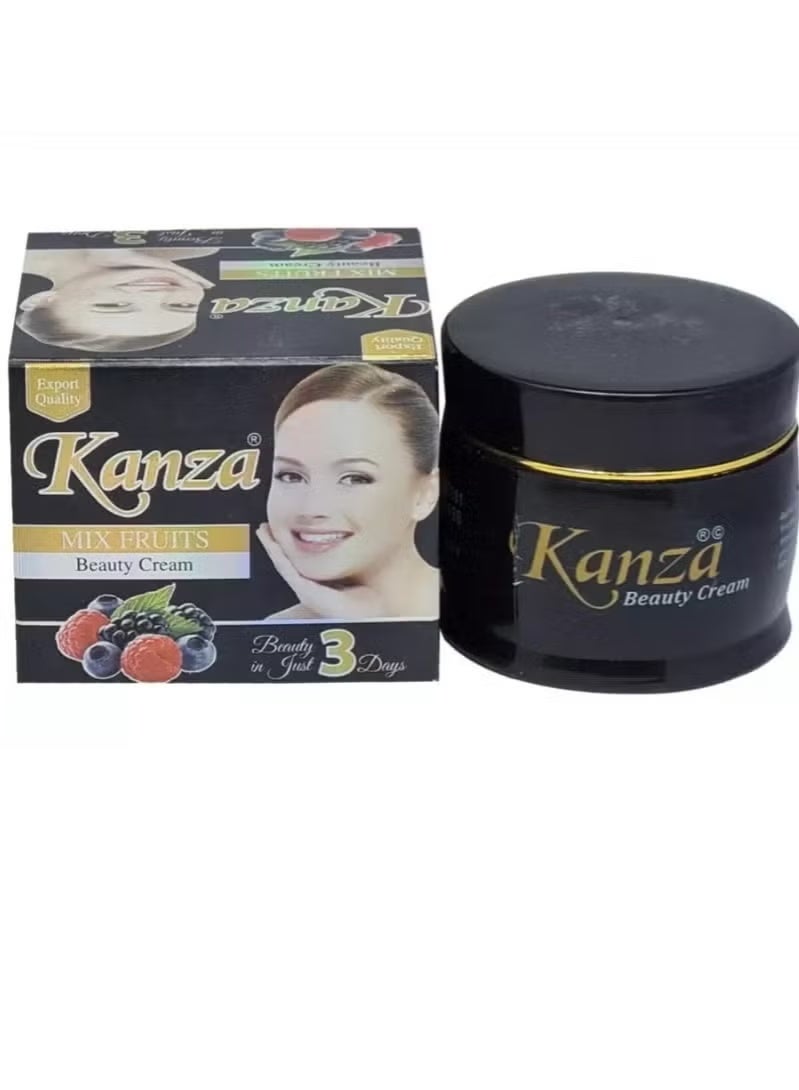 كنزه كريم الجمال لتفتيح البشرة بالفواكه المشكلة 50 جرام