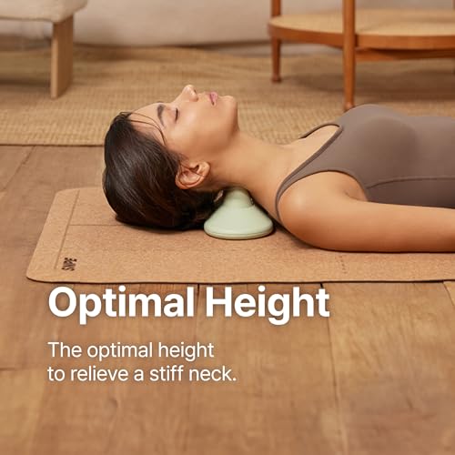 SNPE Danason II - Neck Pressure Point Massager, Extra Firm Suboccipital & Occipital Release, Acupressure Neck & Shoulder Tension Reliever, Cervical Traction Device (Sweet Pink) - Image 5