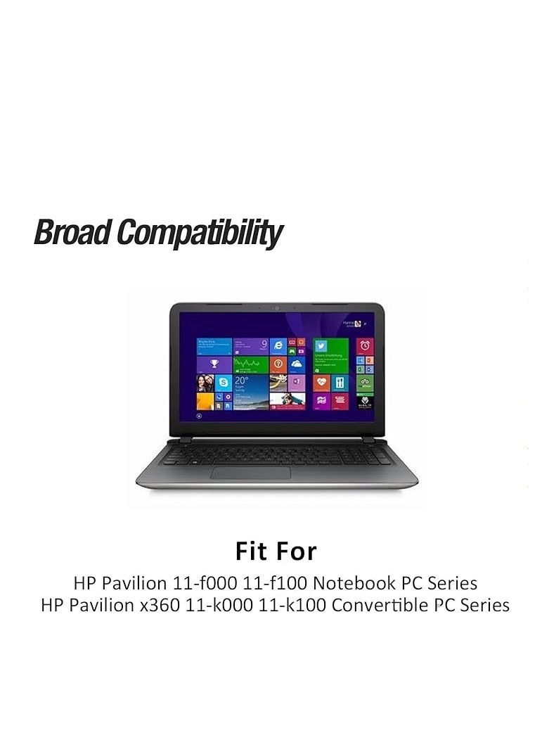 Terabyte بطارية لابتوب بديلة 32Wh HV02XL لجهاز HP Pavilion x360 11-k 11-k000 11-k100 11-f 11-f000 القابل للتحويل سلسلة Energy Star 11-k101ng 11-k100nx 11-k122nr 11-k022cy 111-k022cy 111-k022cy 111-k022cy - Image 4
