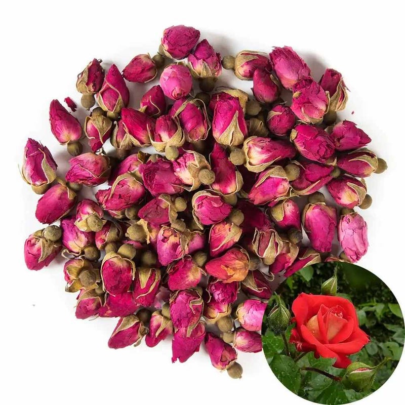 Organic Fragrant Natural Dried Rose Buds Petals- 80gms