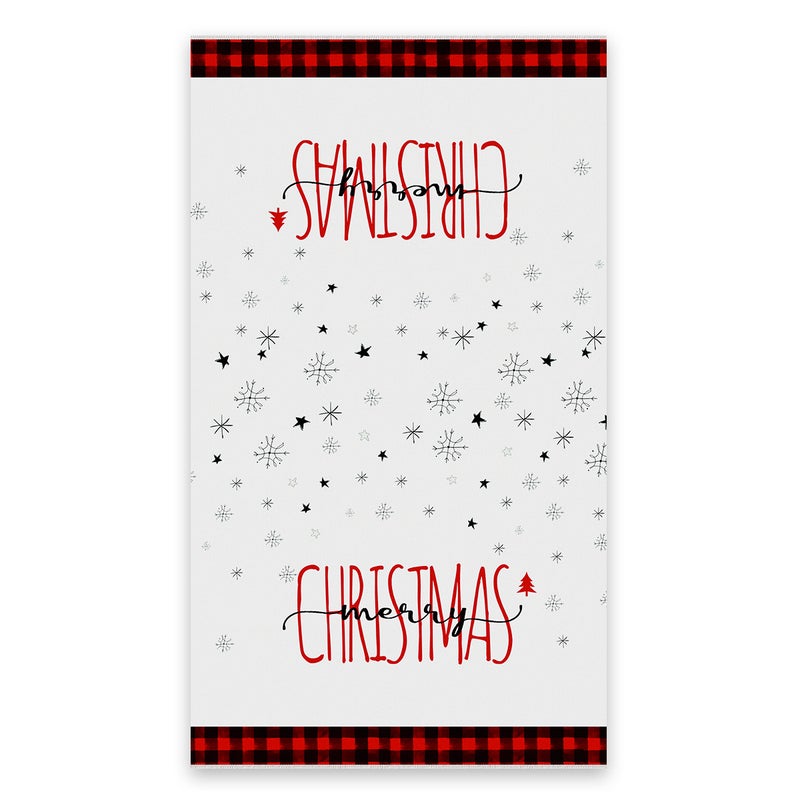 Christmas Small Towel Microfiber Gift Towel Kitchen Towel Support Custom To Figure Printing - Image 1