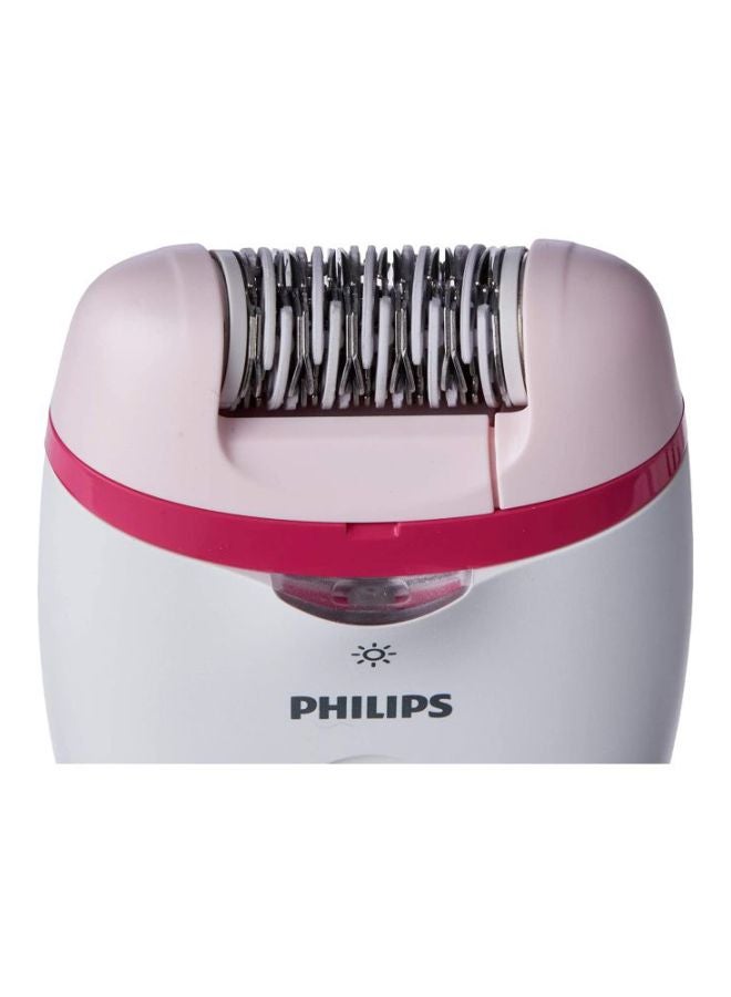 Philips Satinelle Essential Corded Compact Epilator BRE255/00, 2 Years Warranty White/Pink - Image 4