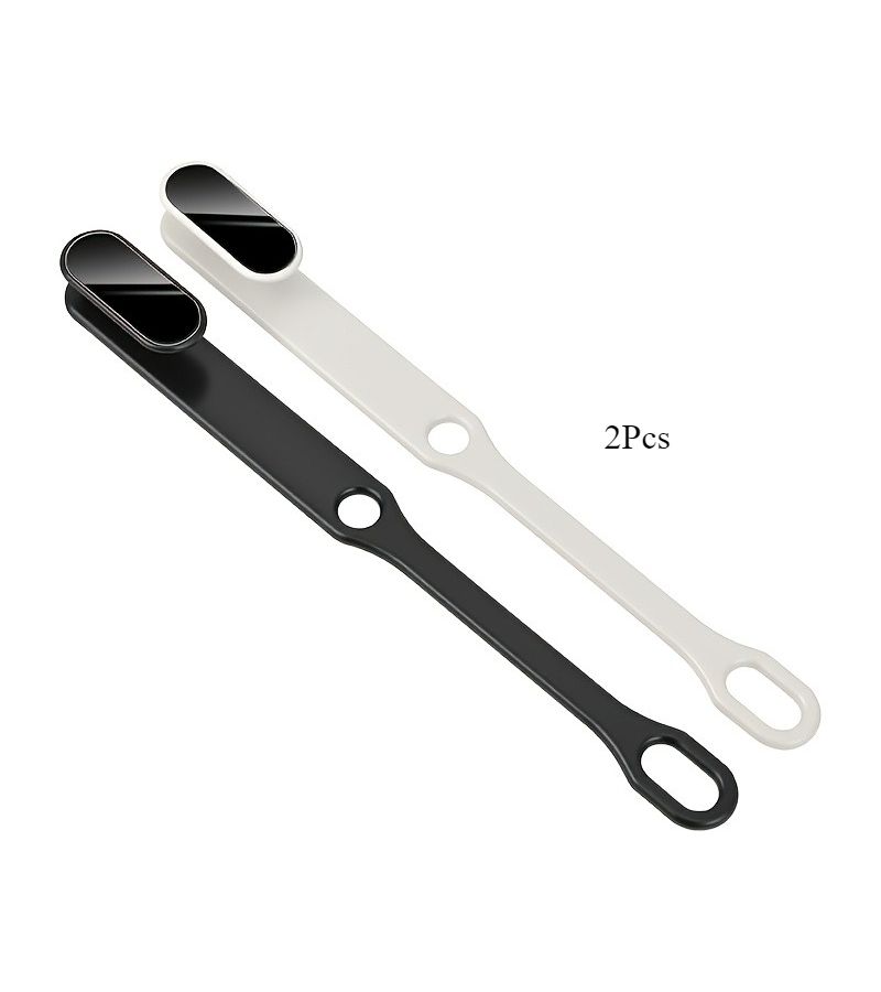 Black Car Seat Belt Guide Practical Easy Pull Retract Firm Fixed Safe Driving - Image 2