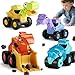 Dimoarch Construction Toys for 2 3 4 5 Year Old Boy Kids Toddlers Press and Go Dino Truck Construction Vehicle Toys Sandbox Excavator Toys Boy Birthday Gifts - Image 3