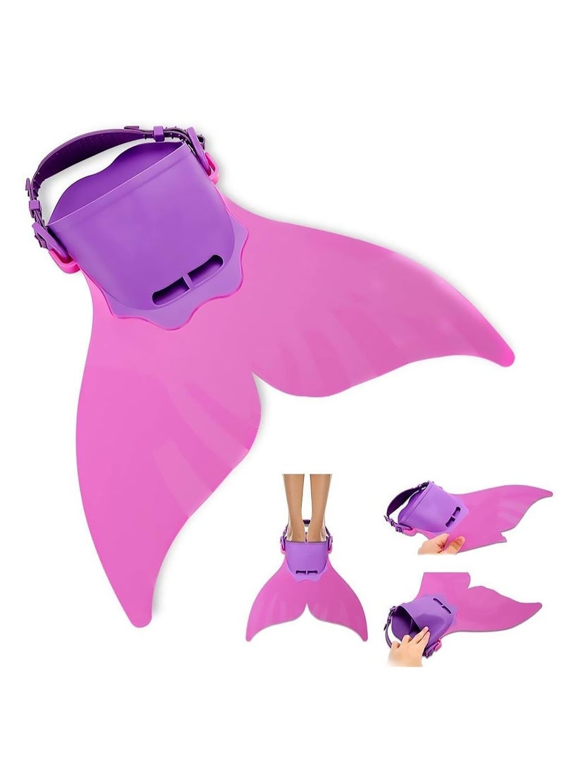 MissTiara Kid's Swimmable Mermaid Tail Flippers Mermaid Monofin - Swimming Costume - Image 2