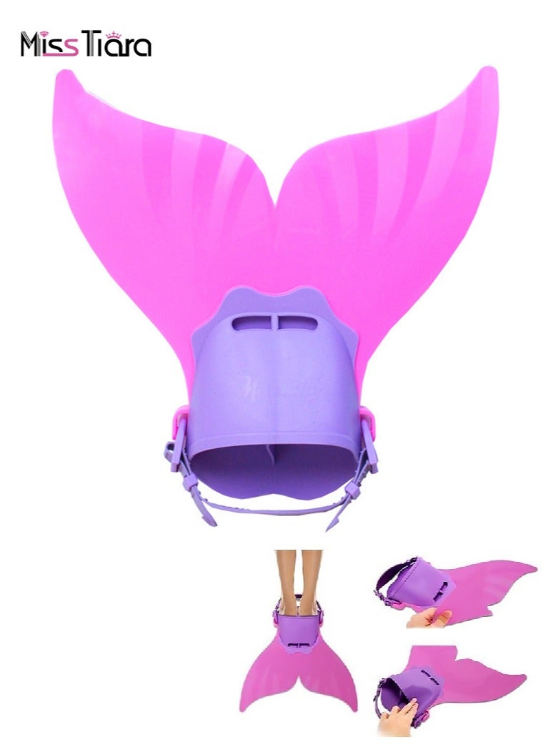 MissTiara Kid's Swimmable Mermaid Tail Flippers Mermaid Monofin - Swimming Costume - Image 1