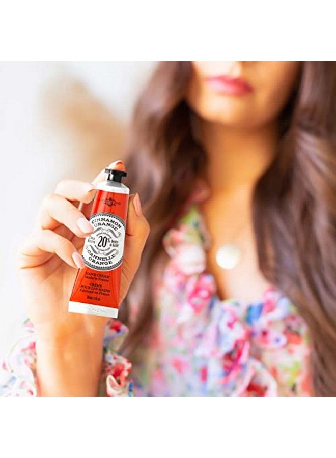 La Chatelaine كريم اليدين بزبدة الشيا بنسبة 20% والبرتقال والقرفة، حجم السفر 1 أونصة، زيت الأرجان العضوي، مرطب ومغذي، لوشن اليدين فائق الثراء، صنع في فرنسا، خالٍ من البارابين - Image 4