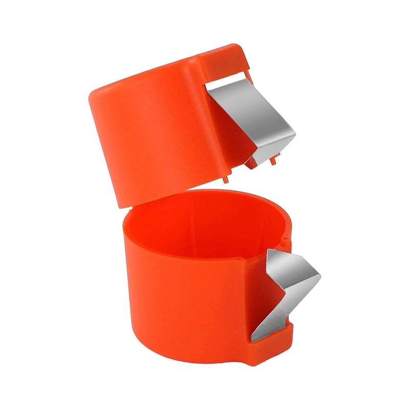 MVM Enterprise Egg Cracker Tool Kitchen Tool Cooking Kitchen Gadgets Tool Egg Shell Opener Orange Kitchen Dining Bar Kitchen Tool Gadget Peelers Egg Shell Opener 1 pcs - Image 2