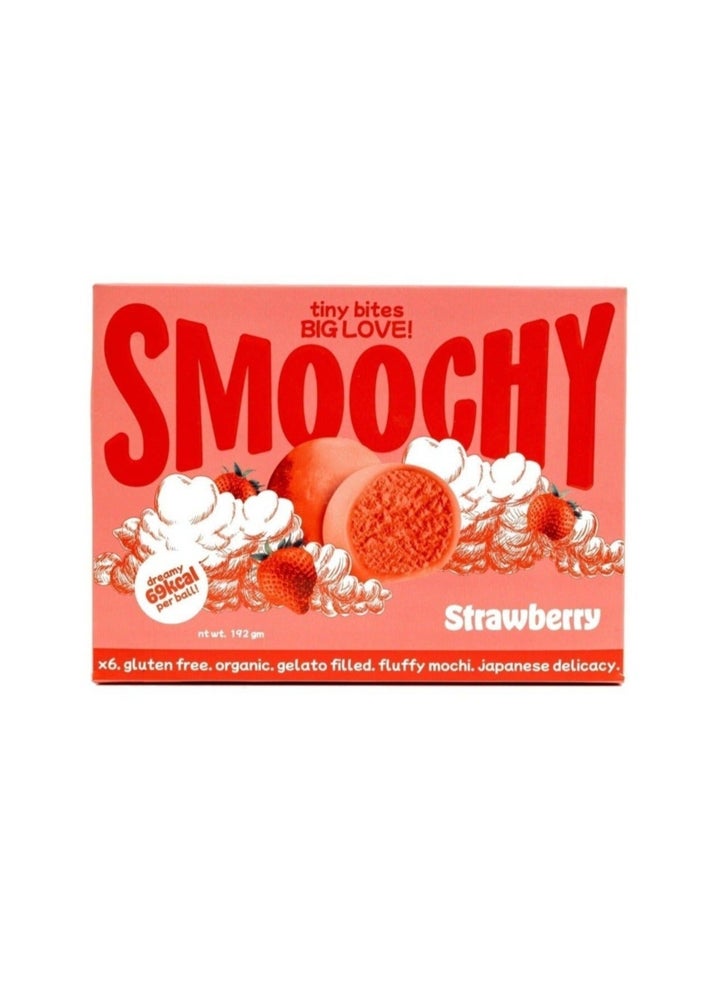 Smoochy Strawberry Mochi Ice Cream