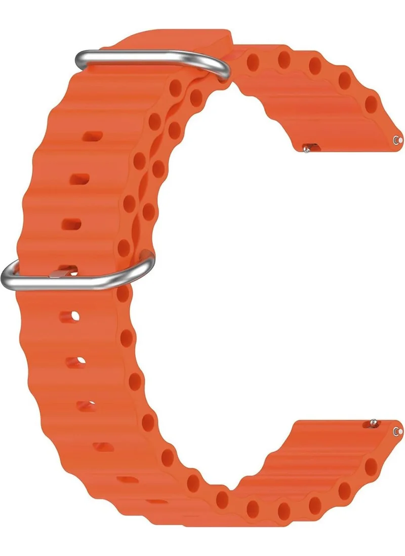 فورزاكاس Ocean Slotted Silicone Band Strap for Huawei Watch GT2 46 mm - FC143
