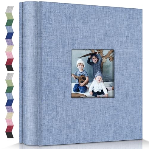 popotop Photo Album 4x6600 Photos Photo Books with 600 Horizontal and Vertical PocketsLinen Cover Albums for Family Wedding Anniversary Baby Vacation Pictures