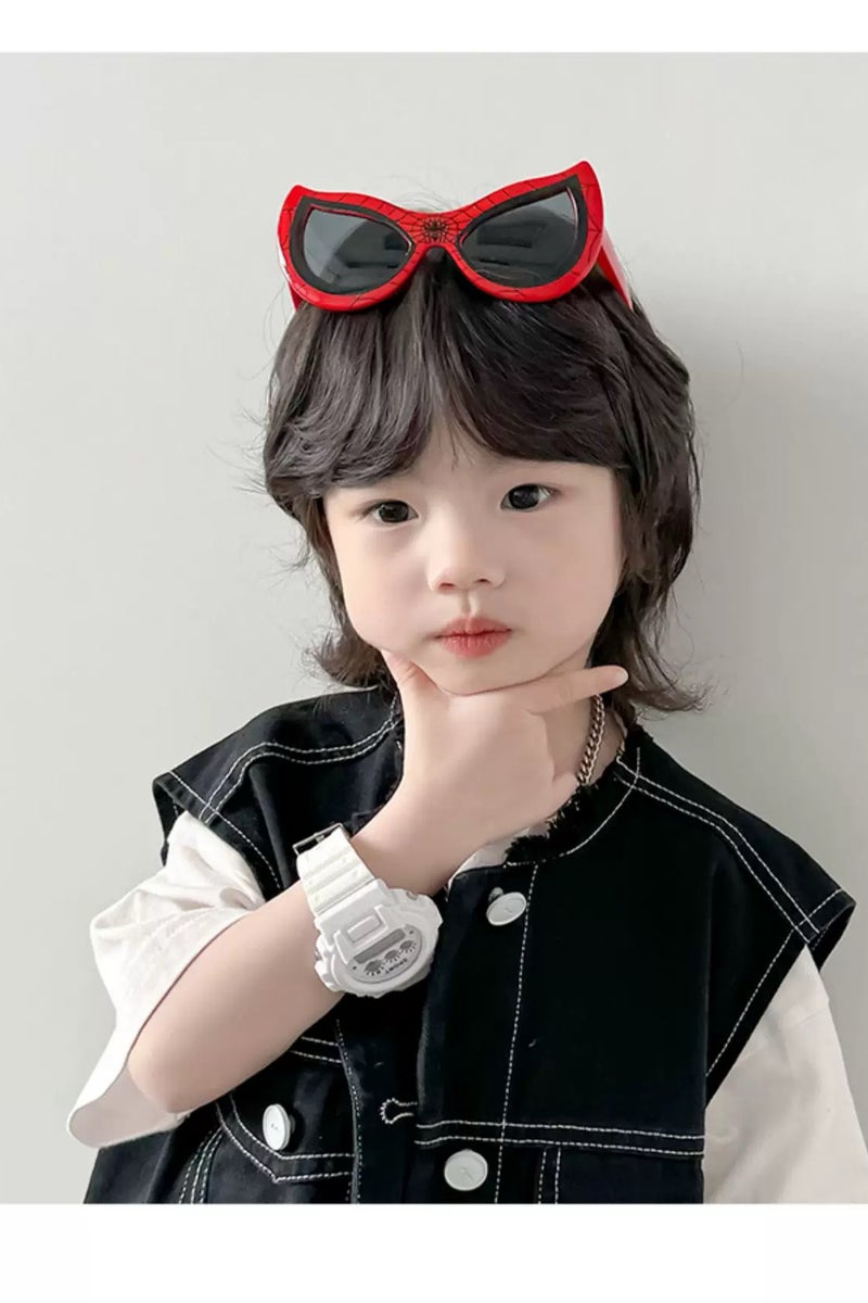 MARVEL Spider-Man kids sunglasses UV protection baby glasses soft leg silicone polarized sunglasses - Image 2