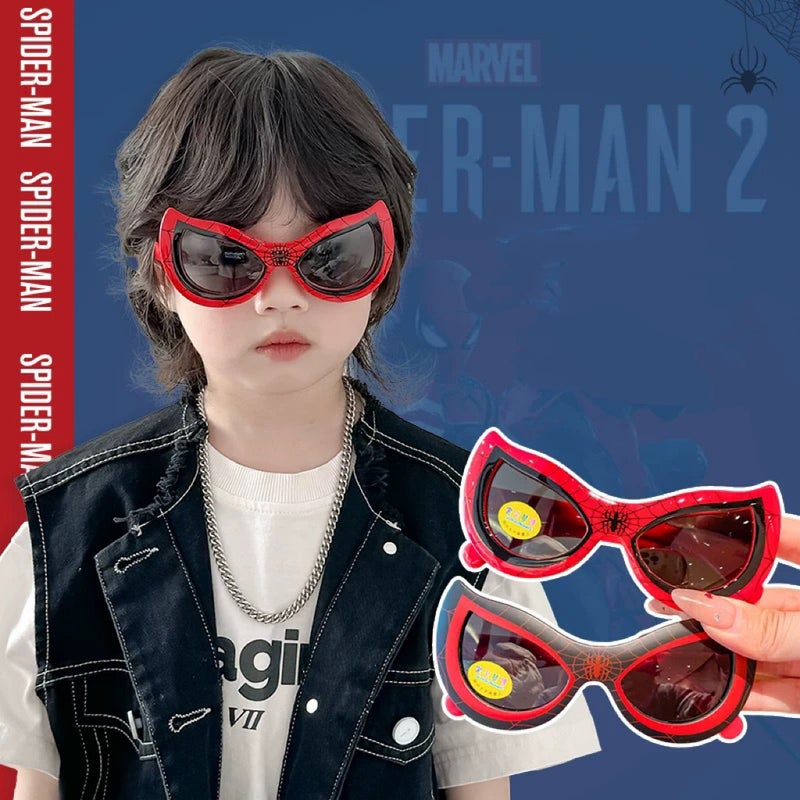 MARVEL Spider-Man kids sunglasses UV protection baby glasses soft leg silicone polarized sunglasses - Image 4