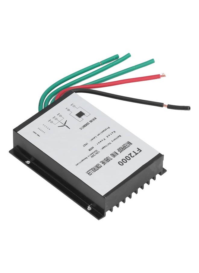 Thoraya 12V 24V 600W Wind Charge Controller IP67 Waterproof FT2000 Automatic Charging Wind Generator Charge Regulator for Home  - Image 3
