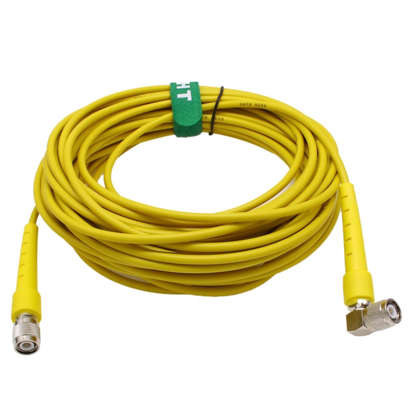 HangTon GPS Antenna Cable TNC to TNC for Trimble R7 R8 5800 Topcon Sokkia Leica Receiver Base Station to GA530 GA830 ADL 450 TDL 450 XDL Right Angle 10M - Image 2