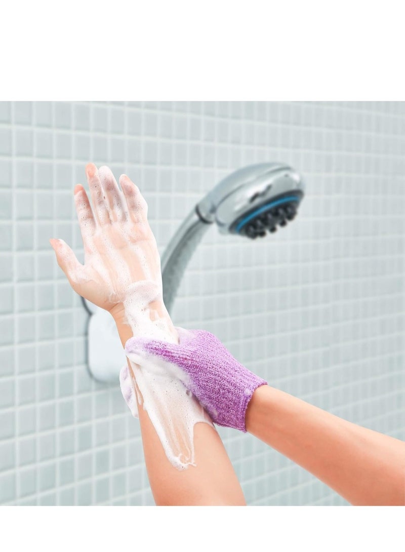 2-Piece Bath Scrub Gloves Set Blue 20x4x5cm  - Image 3