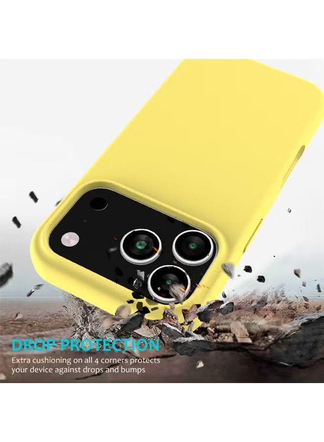 ACLIX iPhone 17 Pro Max Case Soft Jelly Silicone iPhone 17 Pro Max Cover Inside Microfiber Lining Shockproof Protective Phone Case for iPhone 17 Pro Max 6.9 inch - Image 3