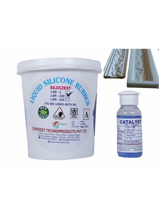 SILOCZEST Liquid Silicone Rubber-Lsr 220 (Slow) Molding Grade (1), White - Image 1