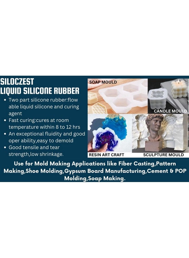 SILOCZEST Liquid Silicone Rubber-Lsr 220 (Slow) Molding Grade (1), White - Image 3