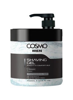 COSMO Classic Premium Shaving Gel For Men 1000ml, Protect  - Image 1