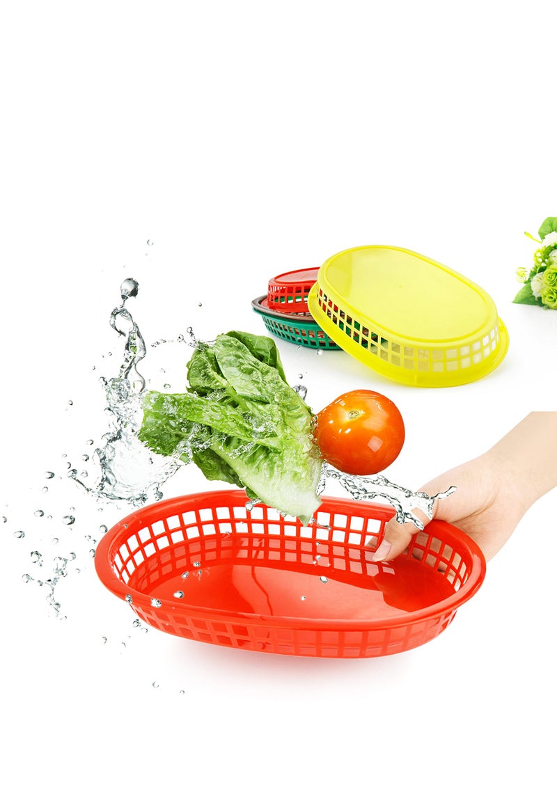 New Star Foodservice 36-Piece Plastic Food Serving Basket - Image 2