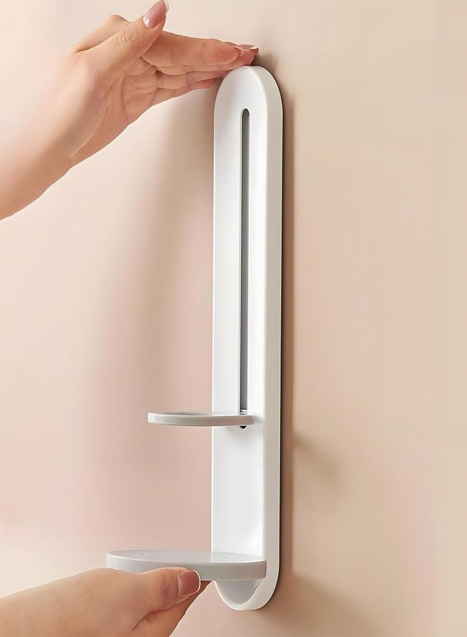 fixeify Ecoco by Fixeify Wall-Mounted Soap Dispenser Holder with Drainage Tray, Adhesive Installation (Gray) - Image 1