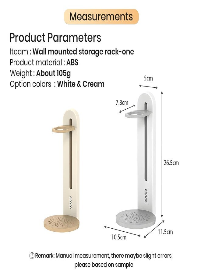 fixeify Ecoco by Fixeify Wall-Mounted Soap Dispenser Holder with Drainage Tray, Adhesive Installation (Gray) - Image 4
