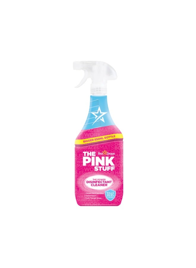 بينك The Pink Stuff Disinfectant Cleaner Multi Purpose Spray Streak Free 850mlThe Pink Stuff Disinfectant Cleaner Multi Purpose Spray Streak Free 850ml - Image 1