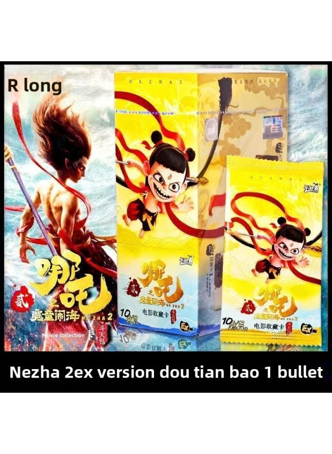 Card Game Nezha: The Demon Boy Naohai Card Full Box Dou Tian Pack No. 1 Card Blind Box Movie Fengshen List Peripheral-Color:24 Bullets Lingxi Pack, 30 Packs In A Box (retail 2 Yuan Pack)  - Image 2