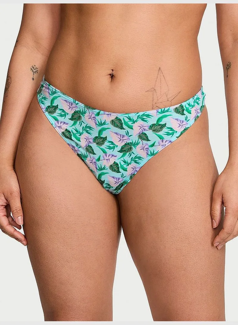 Victoria's Secret Stretch Cotton High-Leg Scoop Thong Panty