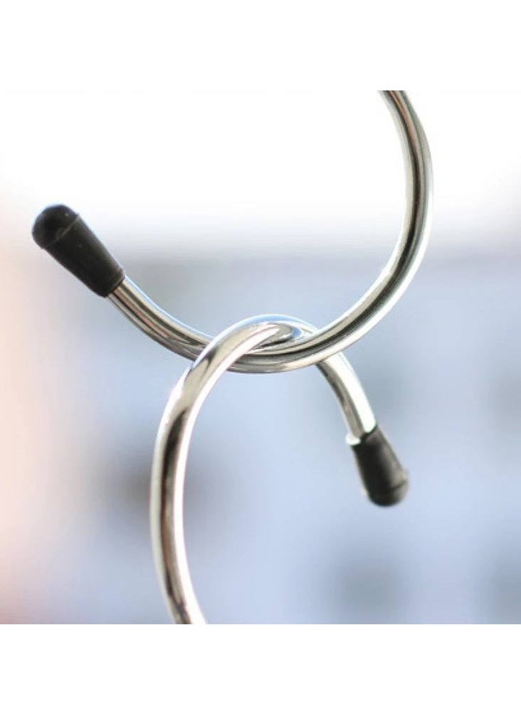 Stainless Steel Hook - 6 Pieces - Multi-Purpose Hooks for Kitchen, Bathroom and Home - High Quality - Imported  - Image 3