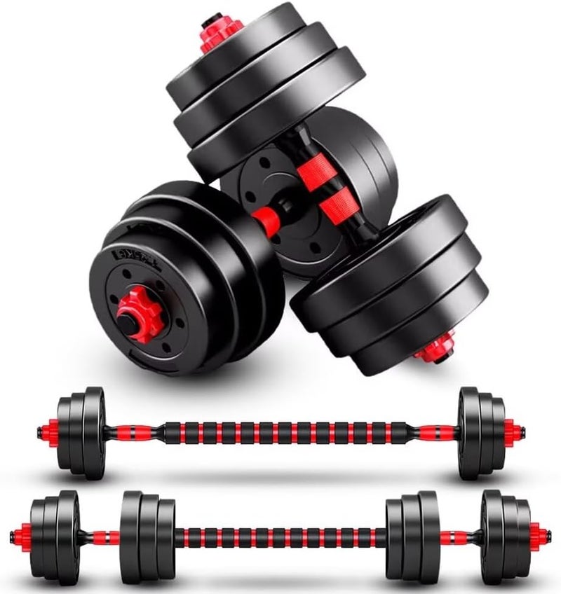 BCBIG Adjustable-Dumbbells-Sets,Free Weights-Dumbbells Set of 2 Convertible To Barbell A Pair of Lightweight for Home Gym,Women and Men Equipment - Image 1