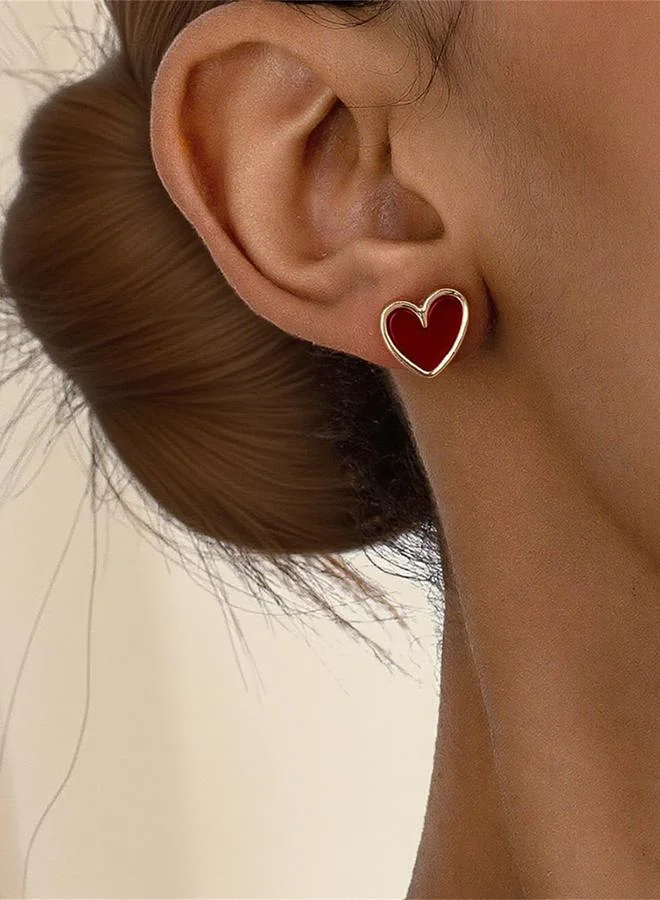 Take Two Set of 3 - Heart Stud Earrings