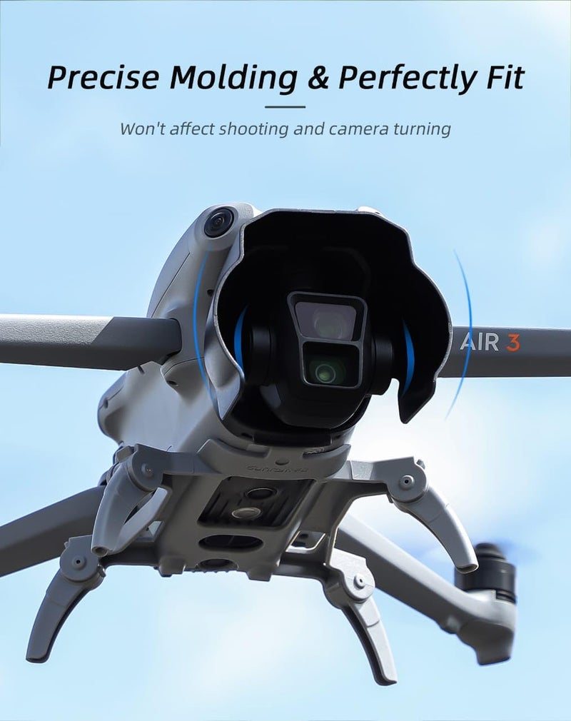 GetZget غطاء عدسة ® لكاميرا DJI Mavic Air 3 واقي جيمبال ملحقات غطاء الشمس - Image 5