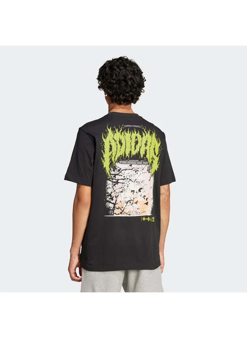 Adidas adidas Q12 TS DEATH Black Originals Men T-SHIRTS