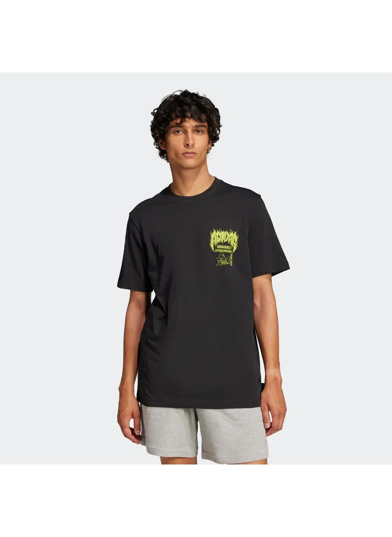 Adidas adidas Q12 TS DEATH Black Originals Men T-SHIRTS