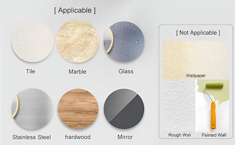 Riviox Stainless Steel Self-Adhesive Napkin Ring & Towel Hanging Holder - Wall Mount Paper Roll Holder, Tissue Stand, and Towel Bar Hanger with Magic Adhesive Pad for Kitchen & Washbasin Use(Pack of 1) - Image 5