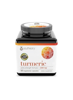 Turmeric Curcumin Supplement with Black Pepper BioPerine, Powerful Antioxidant Properties for Joint & Healthy Inflammation Support, 60 Capsules