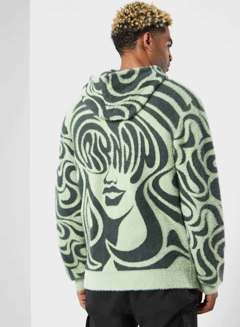 RIP N DIP Beautiful Fomo Mohair Hooodie