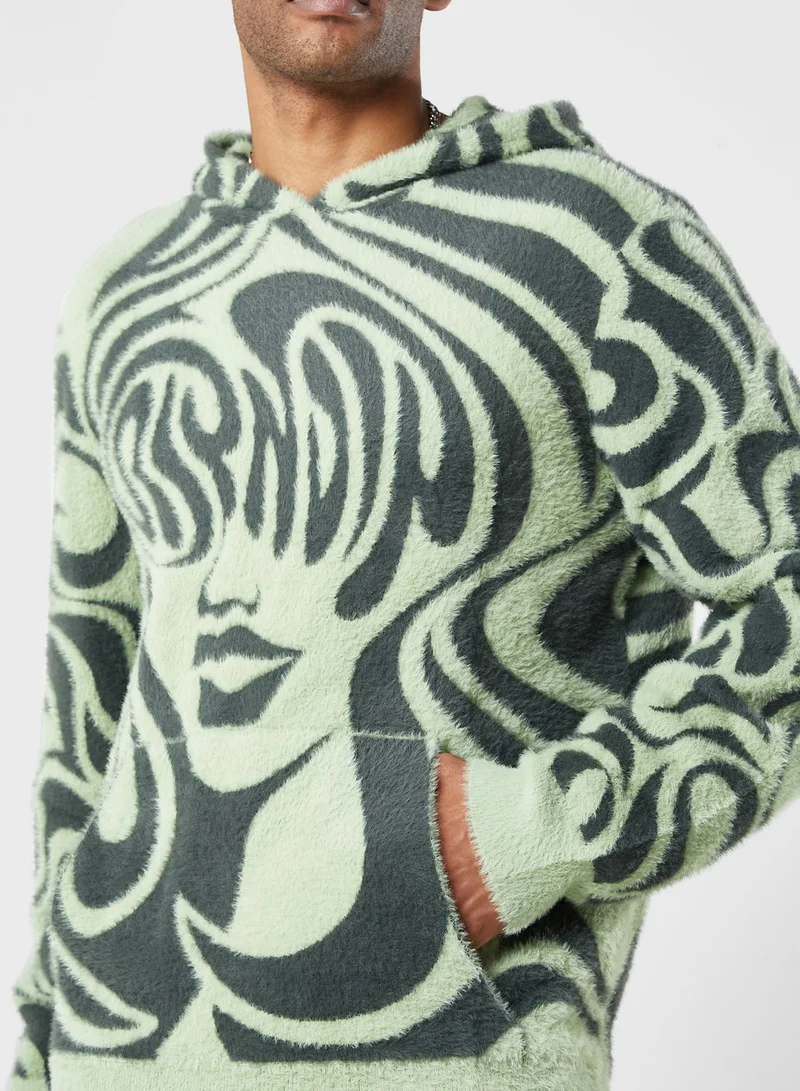 RIP N DIP Beautiful Fomo Mohair Hooodie