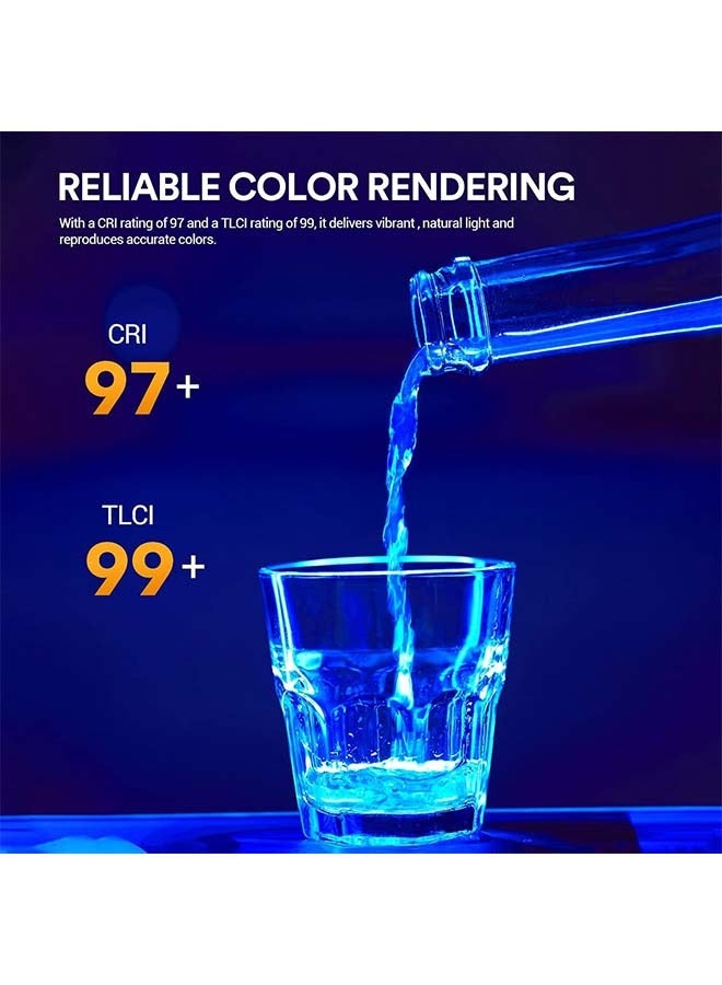 Godox TL30 RGB Tube Light, CRI 97+ TLCI 99+ Handheld Full Color LED Video Light Wand, 2700K-6500K Dimmable LED Light Stick, 37 FX Light Effects, 2900mAh Battery, Bluetooth APP Control - Image 3