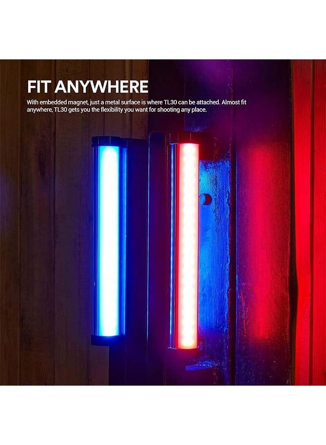 Godox TL30 RGB Tube Light, CRI 97+ TLCI 99+ Handheld Full Color LED Video Light Wand, 2700K-6500K Dimmable LED Light Stick, 37 FX Light Effects, 2900mAh Battery, Bluetooth APP Control - Image 5