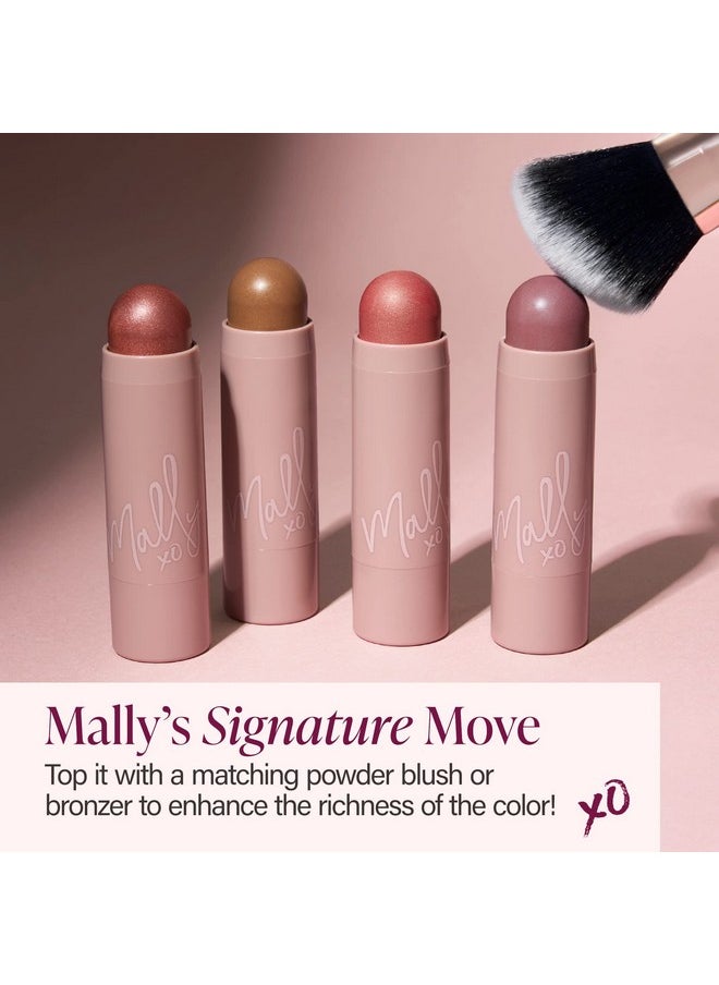 Mally Beauty - Shimmer Shape & Glow Plus Face Defining Stick Oh So Rosy - Image 1