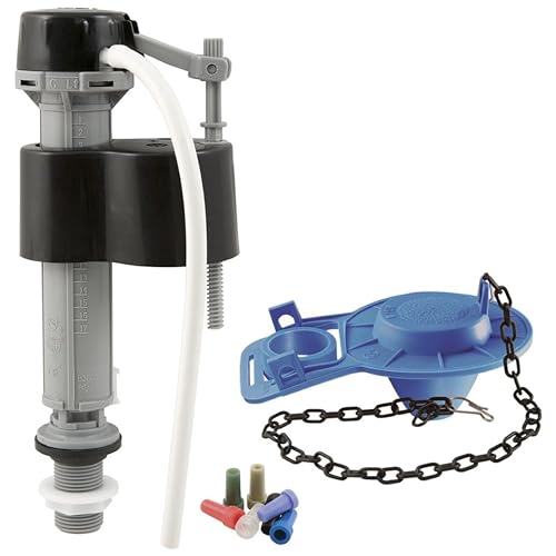 Plumb Craft PlumbCraft Universal Toilet Fill Valve and Flapper Kit 7029600, 2-inch Toilet Fill Valve Replacement Kit with 2-inch Toilet Flapper, Toilet Tank Parts for Toilet Repair, Water-Saving Toilet Kit - Image 1