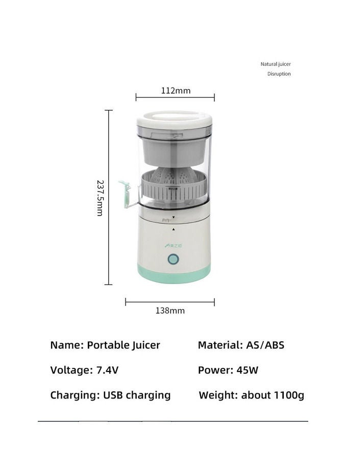 Powerful Portable Wireless Electric Fruit Juicer Rechargeable - Image 3