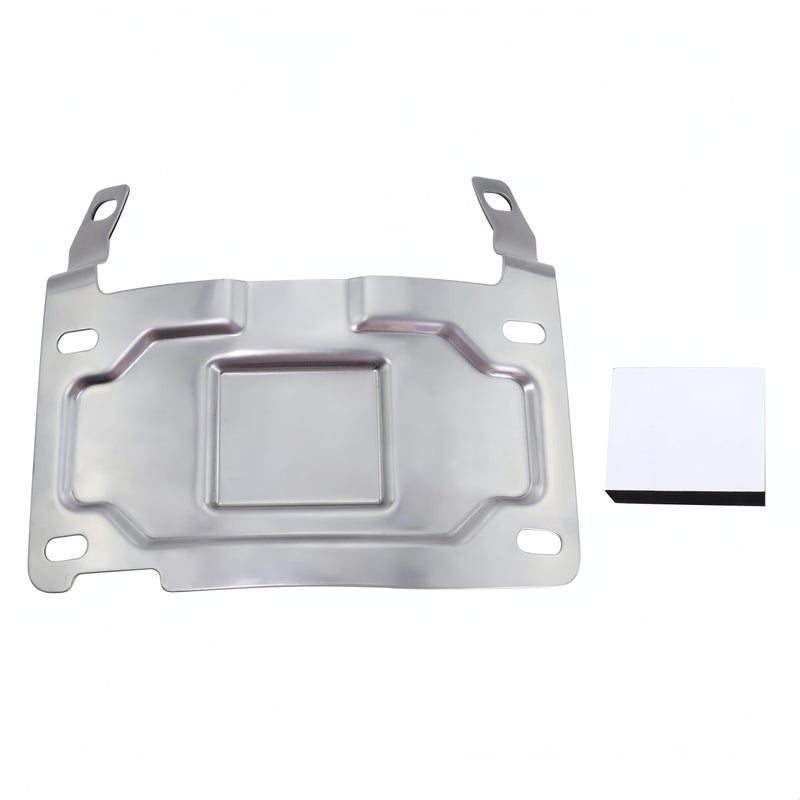 KOONDHEEND License Plate Relocation Bracket Fits for Harley Touring and Softail Models For Electra Glide Road King Road Glide Heritage Softail with Rear Flat Style OEM Turn Signals Silver Aluminum - Image 2