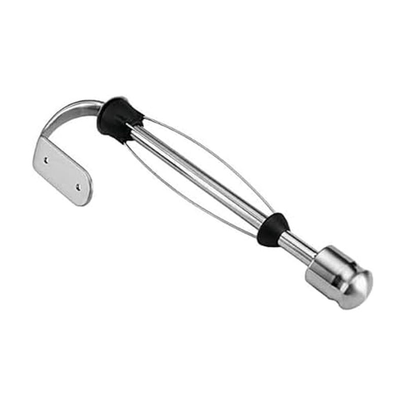 Kamenstein Perfect Tear Wall Mount Paper Towel Holder, Patented Design for One-Handed Use, Rounded Finial, 14-Inch, Brushed Silver Metal Finish - Image 1